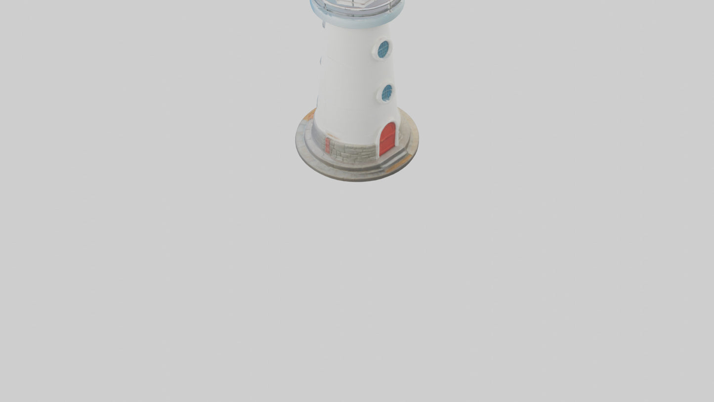 Cartoon Lighthouse model 3D model