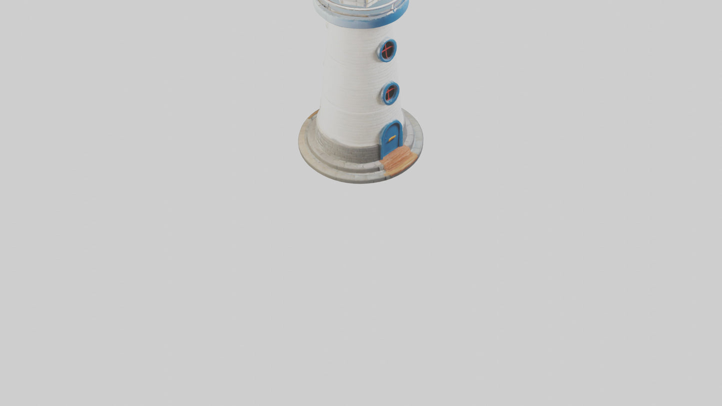 Cartoon Lighthouse model 3D model