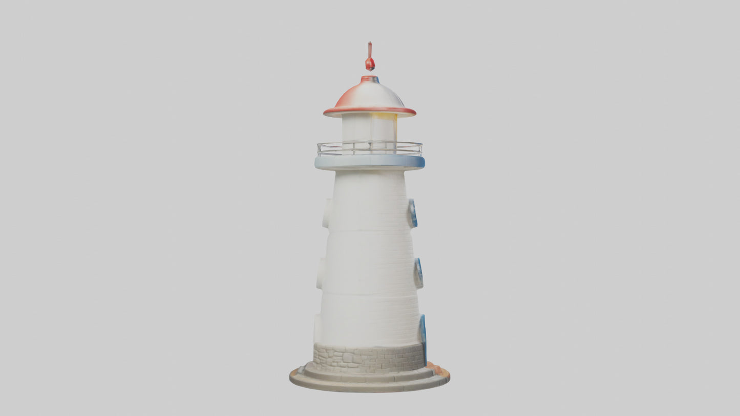 Cartoon Lighthouse model 3D model