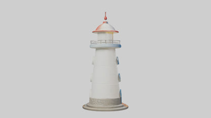 Cartoon Lighthouse model 3D model