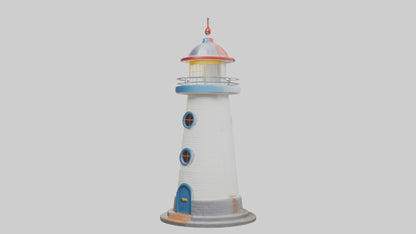Cartoon Lighthouse model 3D model