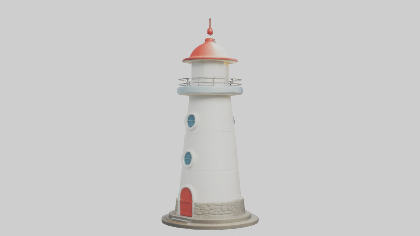 Cartoon Lighthouse model 3D model