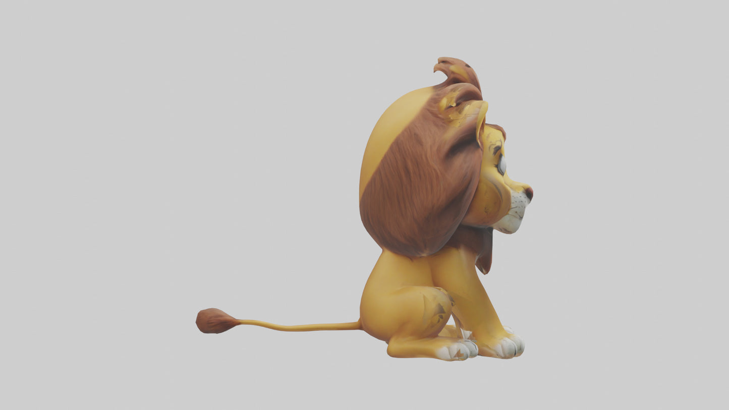 Cartoon Lion model 3D model