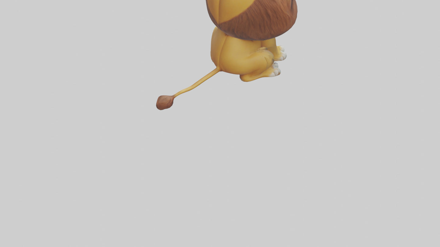 Cartoon Lion model 3D model