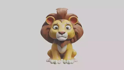 Cartoon Lion model 3D model