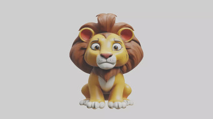 Cartoon Lion model 3D model
