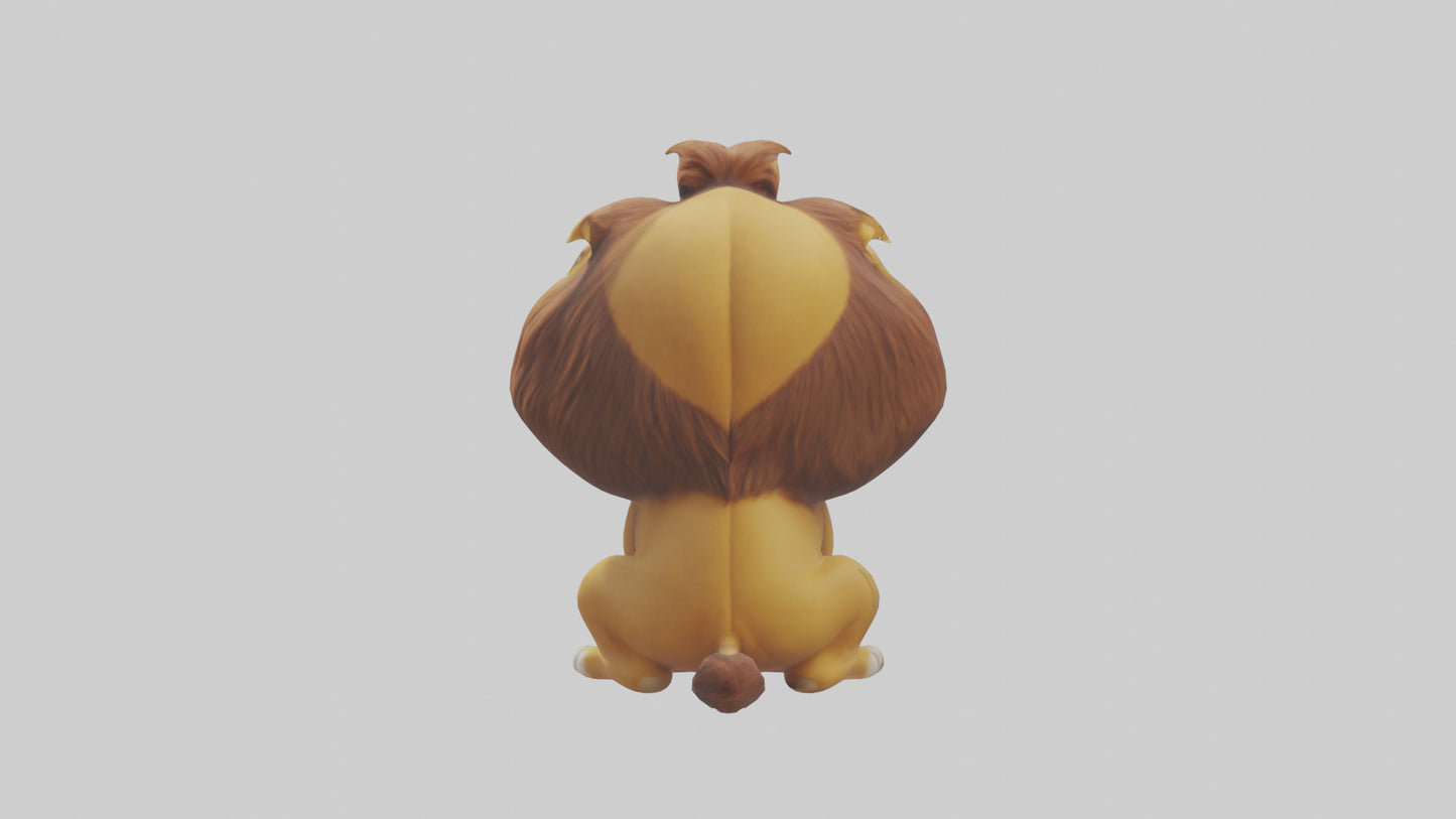 Cartoon Lion model 3D model