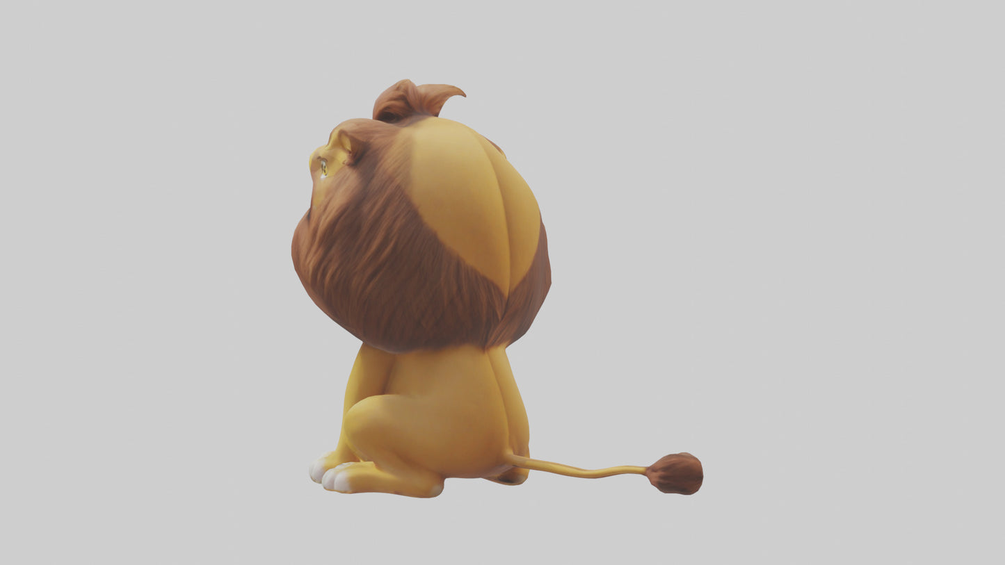 Cartoon Lion model 3D model