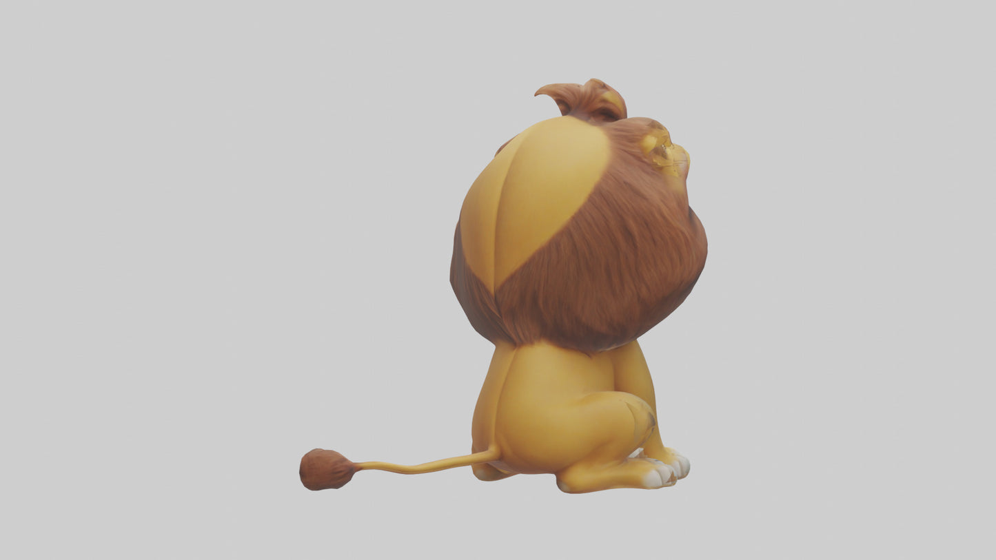 Cartoon Lion model 3D model