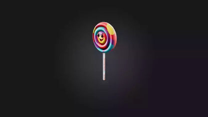 Cartoon Lollipop 3D model