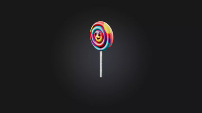 Cartoon Lollipop 3D model