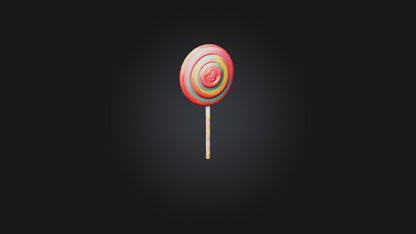 Cartoon Lollipop 3D model