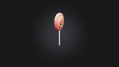 Cartoon Lollipop 3D model
