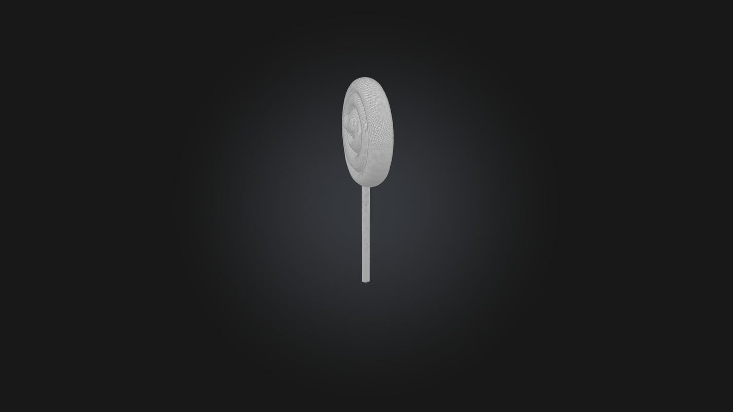 Cartoon Lollipop 3D model