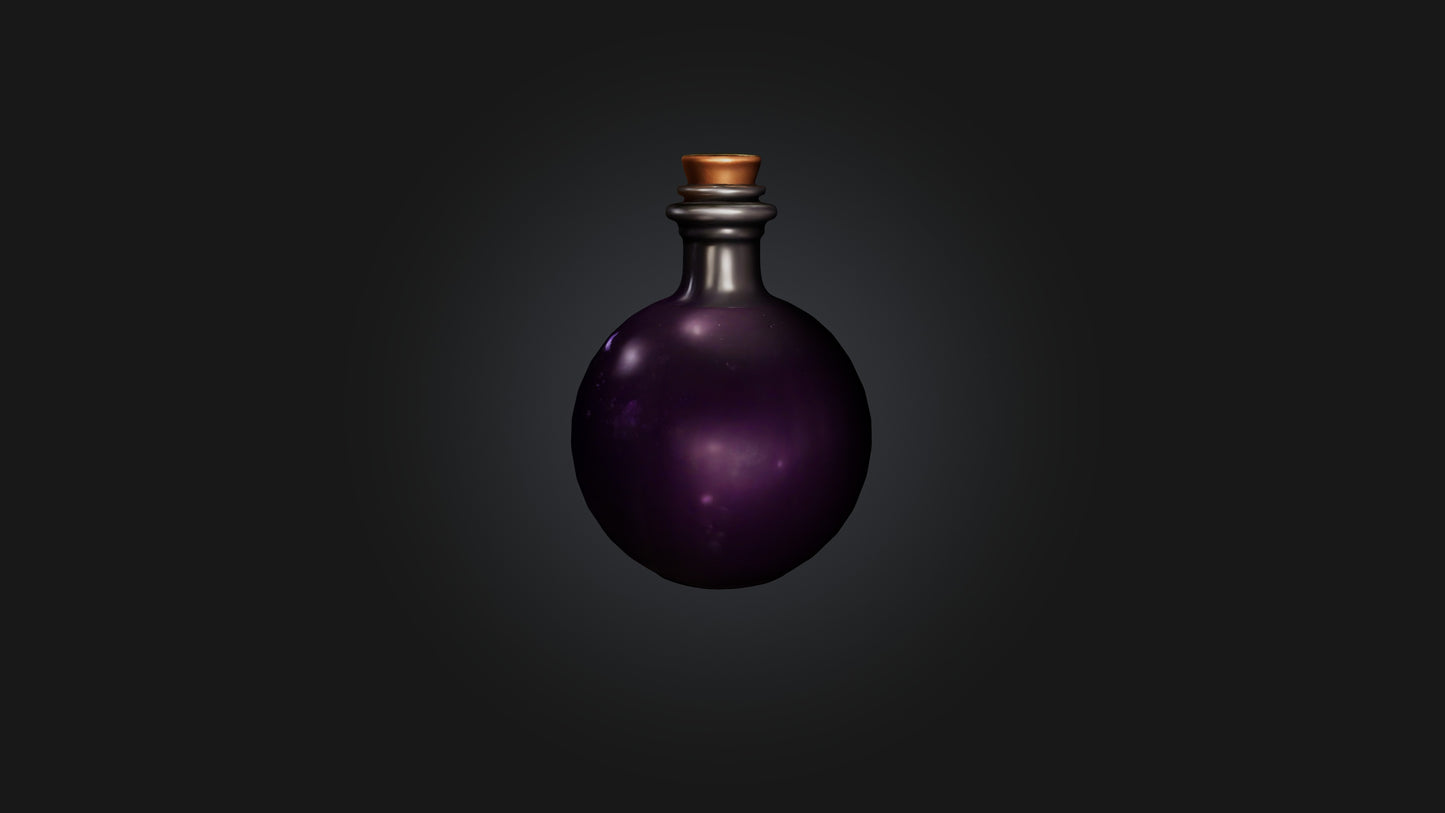 Cartoon Magic Potion 3D model
