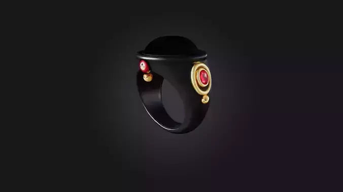 Cartoon Magic Ring 3D model