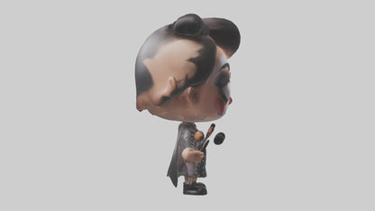 Cartoon Makeup Artist model 3D model