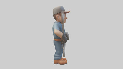Cartoon Mechanic model 3D model