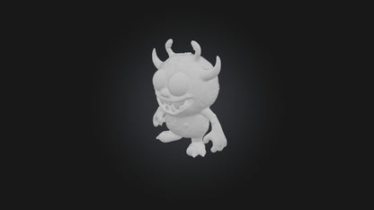 cartoon monster 3D model