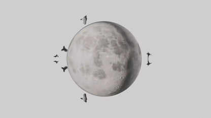 Cartoon Moon model 3D model