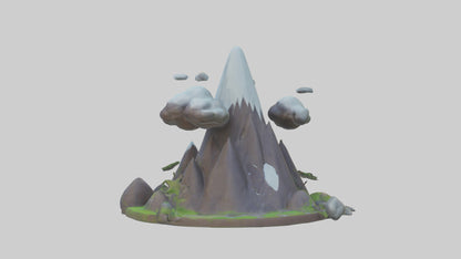 Cartoon Mountain model 3D model