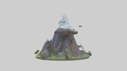Cartoon Mountain model 3D model
