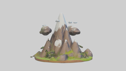 Cartoon Mountain model 3D model