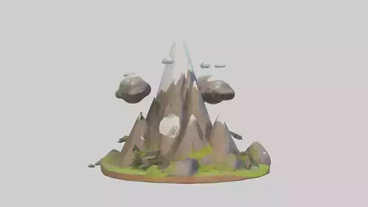 Cartoon Mountain model 3D model