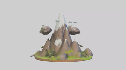 Cartoon Mountain model 3D model