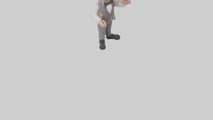 Cartoon Music Teacher model 3D model