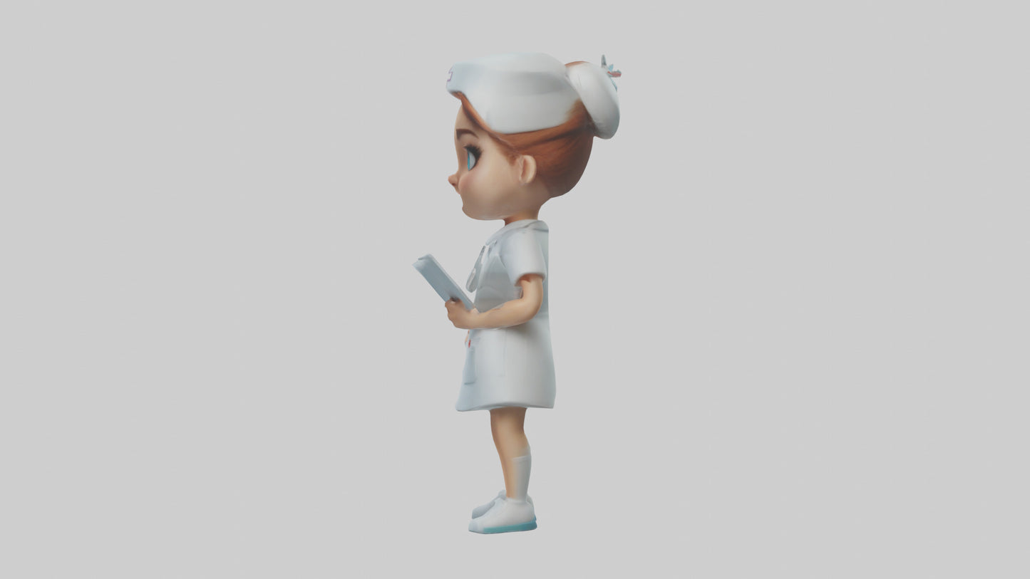 Cartoon Nurse model 3D model