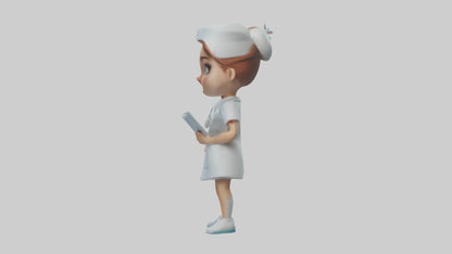 Cartoon Nurse model 3D model