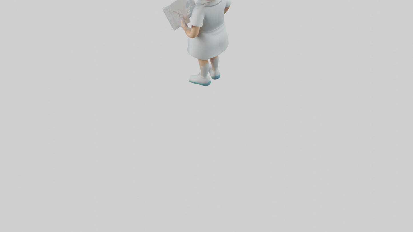 Cartoon Nurse model 3D model