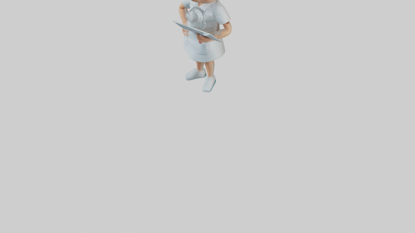Cartoon Nurse model 3D model