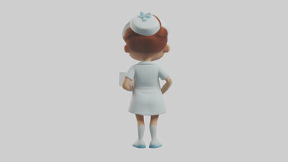 Cartoon Nurse model 3D model