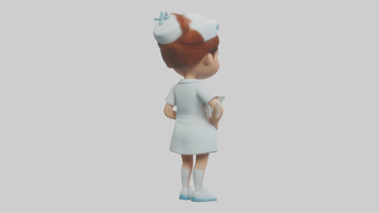 Cartoon Nurse model 3D model