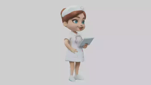 Cartoon Nurse model 3D model
