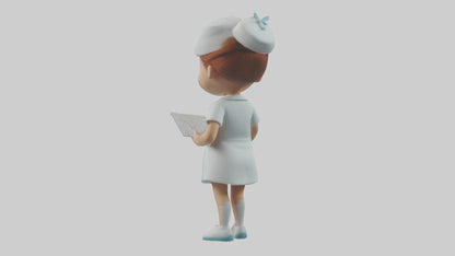 Cartoon Nurse model 3D model