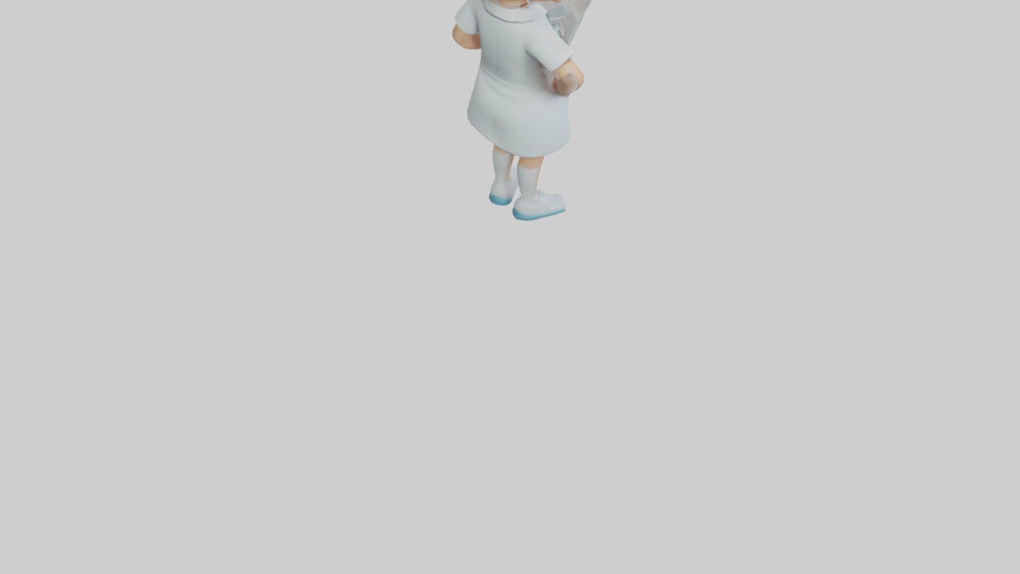 Cartoon Nurse model 3D model