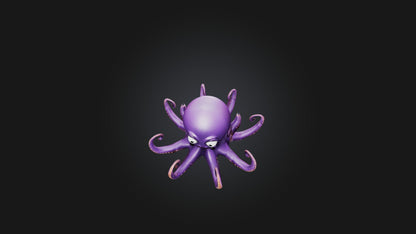 Cartoon Octopus 3D model