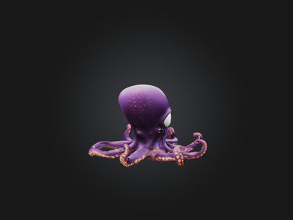 3D model Cartoon Octopus VR / AR / low-poly