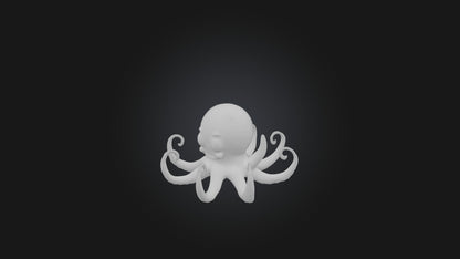 Cartoon Octopus 3D model