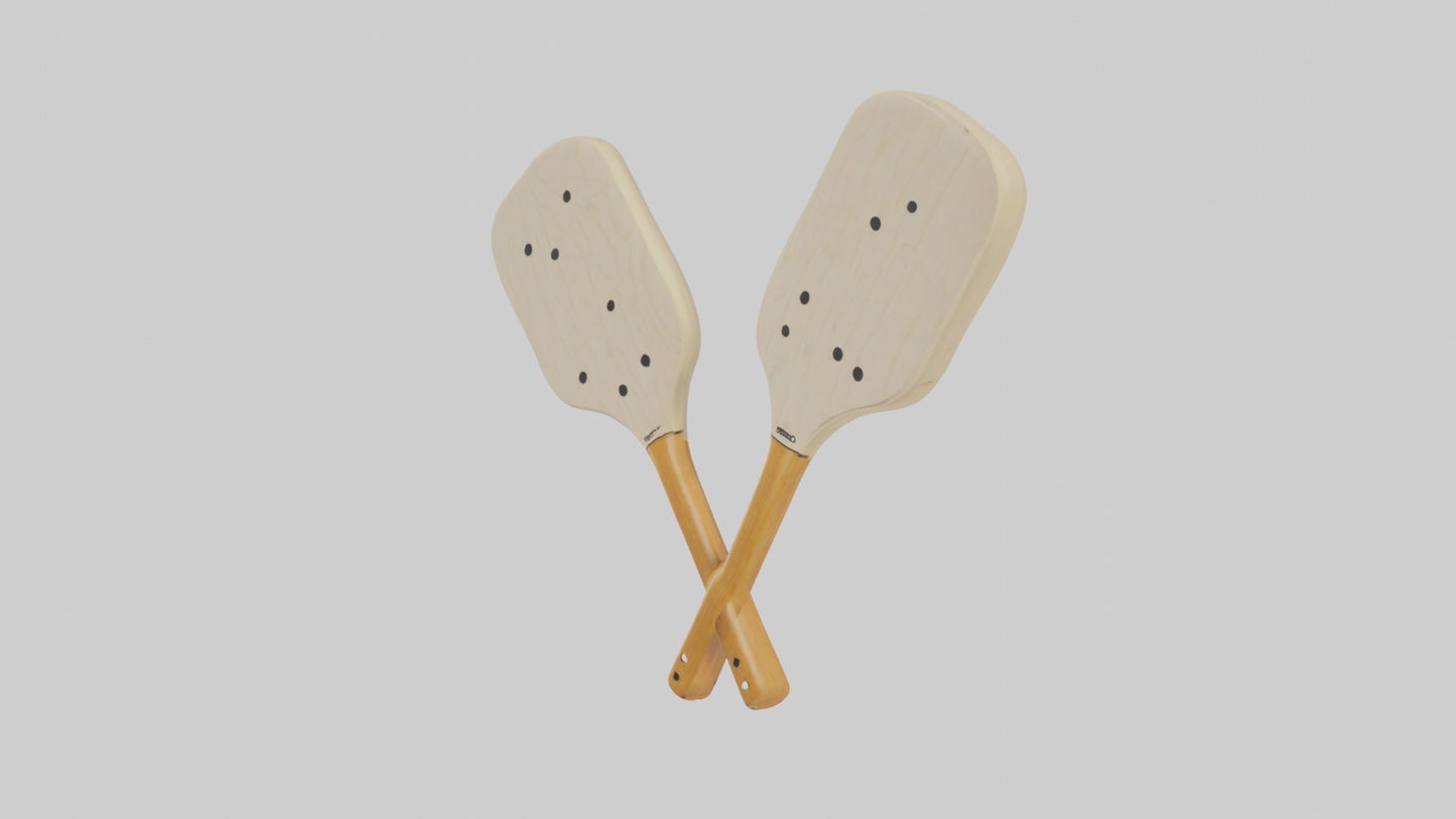 Cartoon Paddles model 3D model