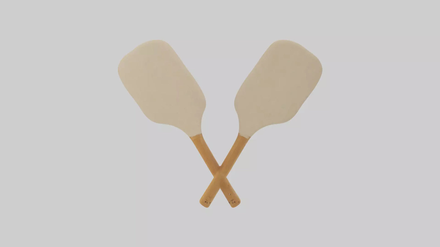 Cartoon Paddles model 3D model