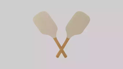 Cartoon Paddles model 3D model