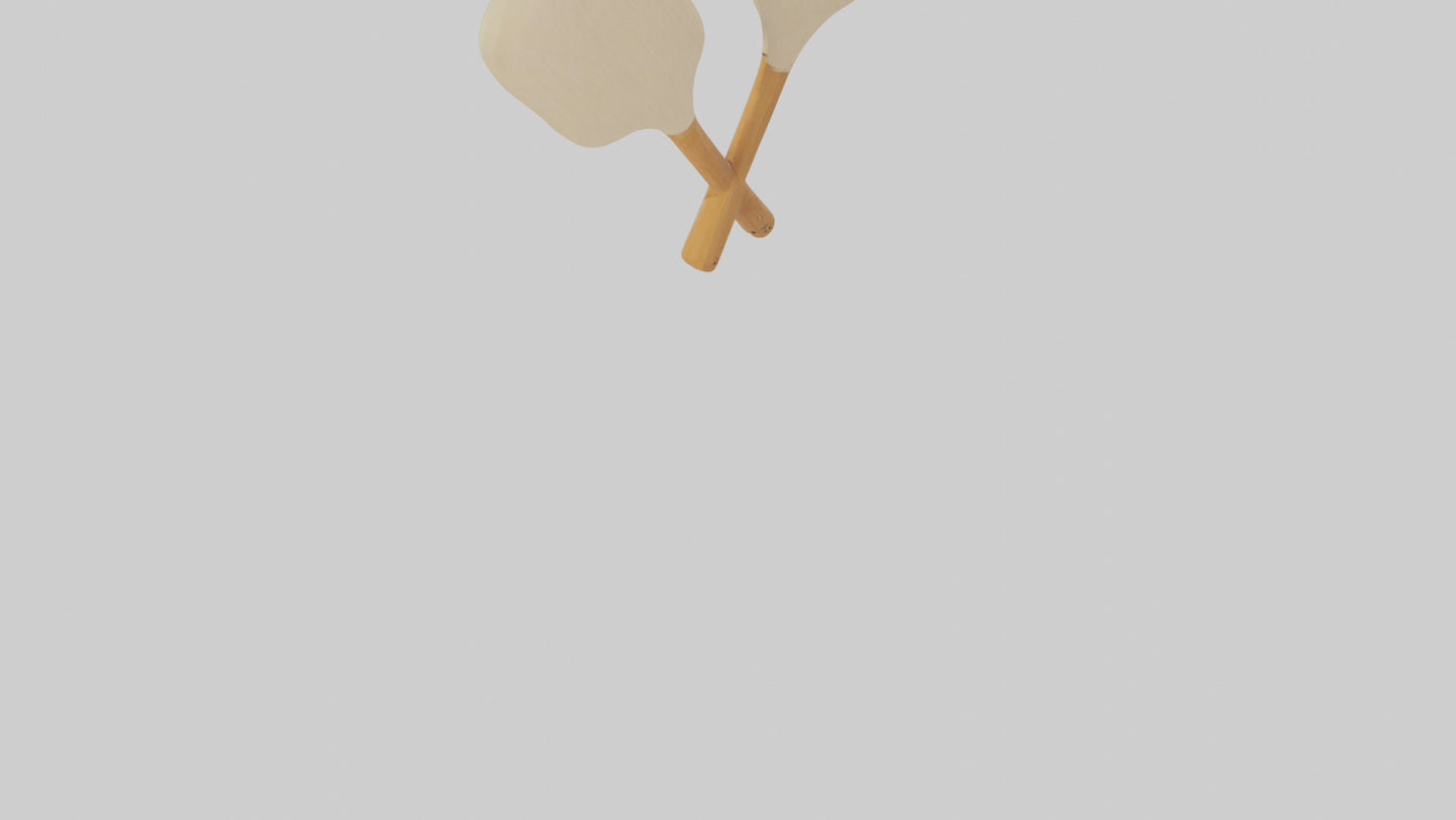 Cartoon Paddles model 3D model
