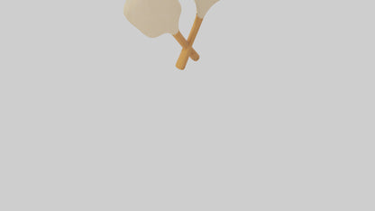 Cartoon Paddles model 3D model