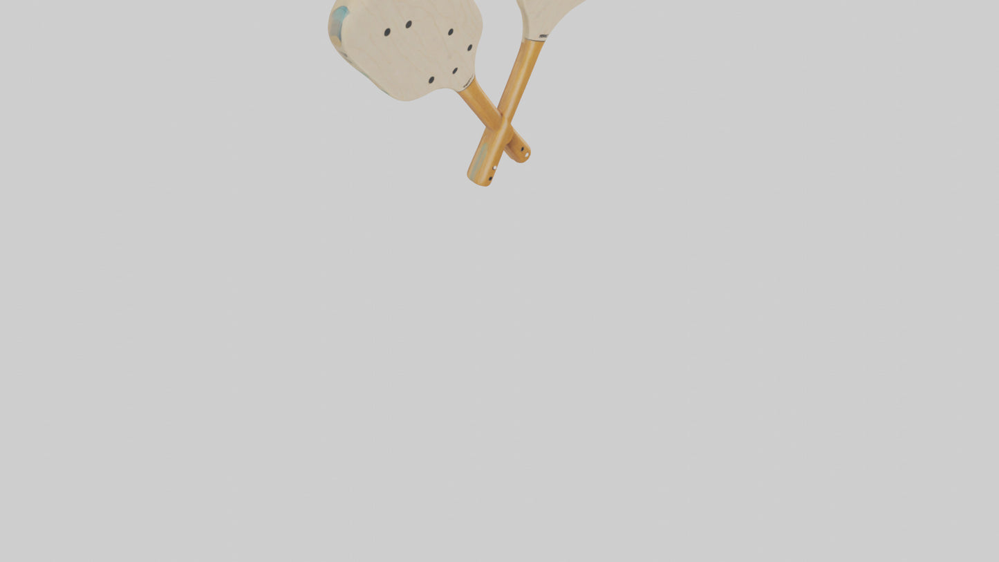 Cartoon Paddles model 3D model