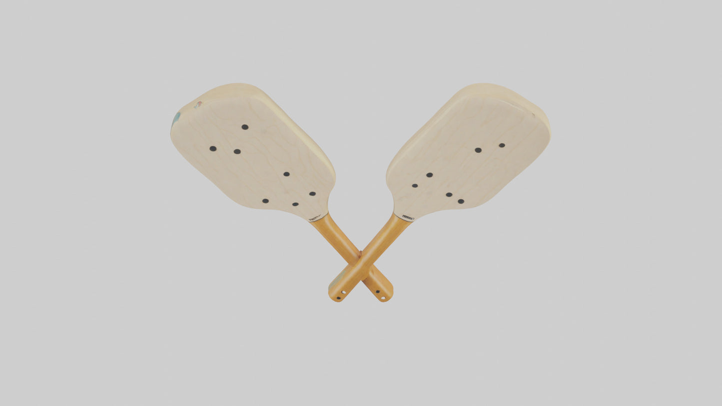Cartoon Paddles model 3D model
