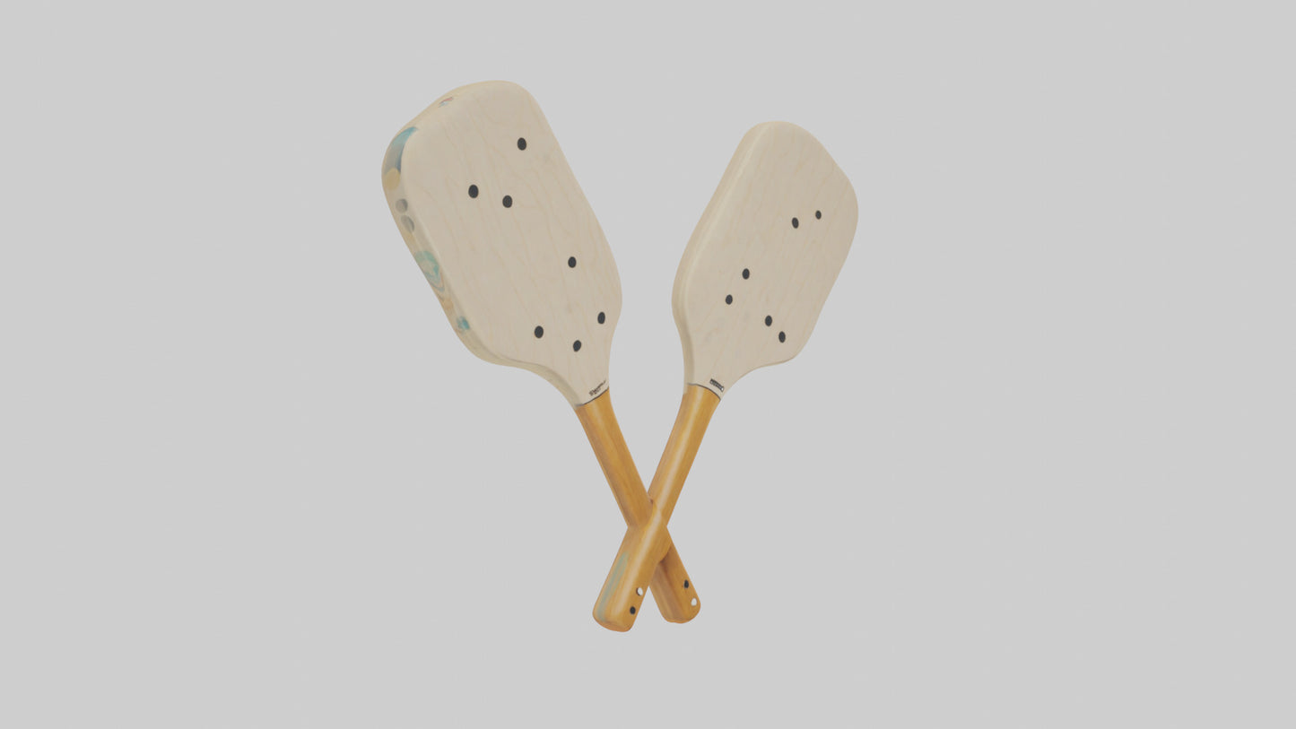 Cartoon Paddles model 3D model